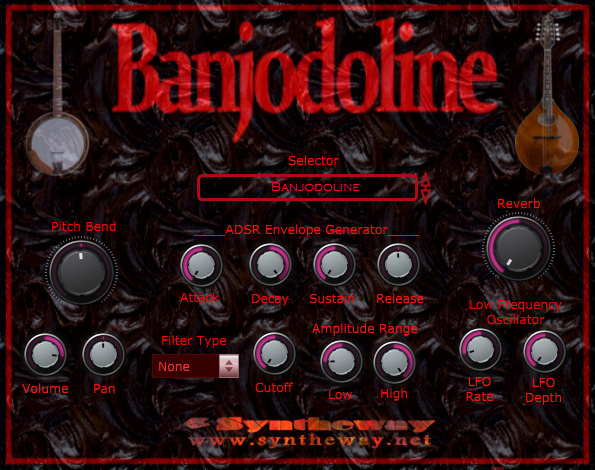 Return to the main page of Banjodoline, a Virtual Banjo and Mandolin sample based software, including a hybrid Banjolin, Octave Mandolin and Electric Mandolin stringed instruments.