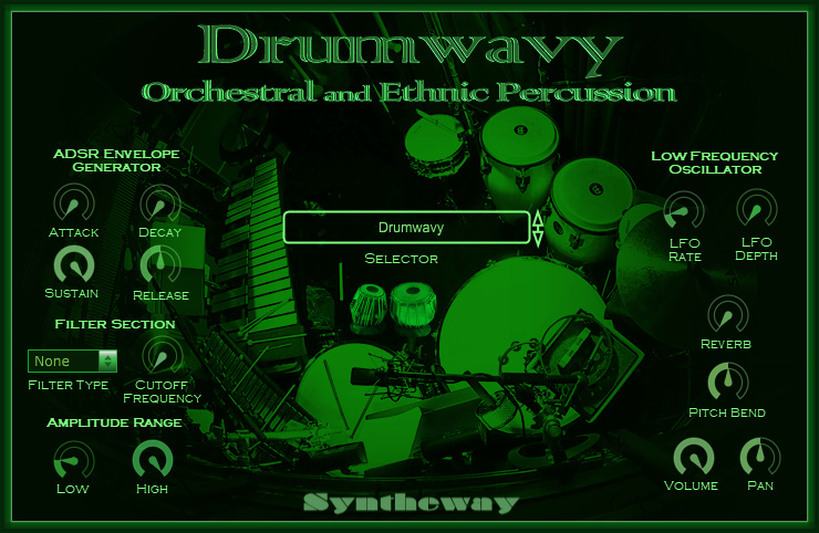 Percussion Kit (Orchestral, Mallet, Latin, and African Percussion) for Mac OS X and macOS Sierra, Universal Binary, Audio Unit and VST for Mac. Also available for NKI for Kontakt and EXS24 for Apple Logic Mac OS X