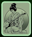 The koto is a traditional Japanese stringed musical instrument derived from the Chinese zheng, and similar to the Mongolian yatga, the Korean gayageum, and the Vietnamese đàn tranh. The koto is the national instrument of Japan. The shamisen or samisen, also sangen — both words mean "three strings" — is a three-stringed traditional Japanese musical instrument derived from the Chinese instrument sanxian. It is played with a plectrum called a bachi.